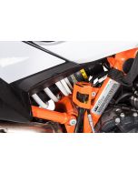 Rear brake fluid reservoir guard, orange for KTM 890 Adventure/ 890 Adventure R/ 790 Adventure / Adventure R/ 1290 Super Adventure (2021-)